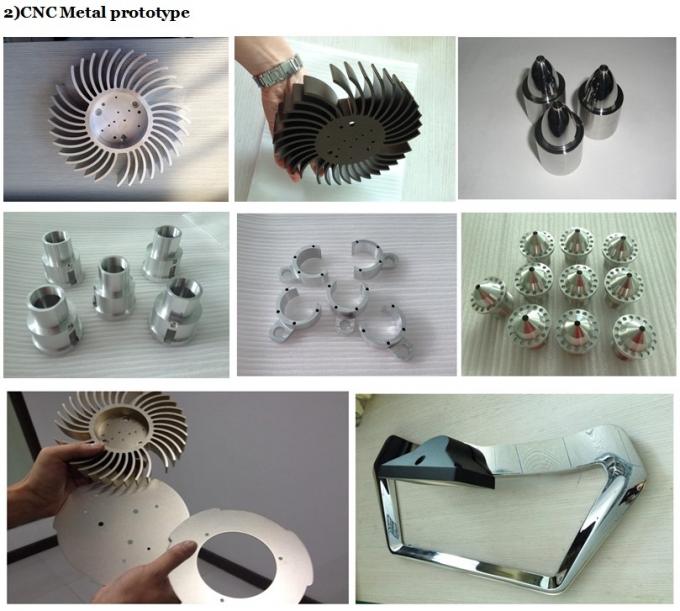 Electroplate Surface Precision Plastic Machining Silicone Rapid Prototyping