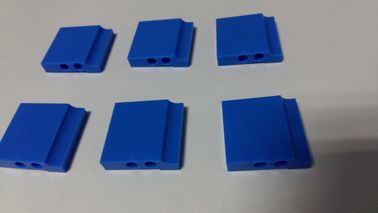 China Professional CNC Plastic Machining Polishing Blue POM Parts supplier